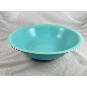 Vollrath Aqua Blue Plastic Bowl  12" Kitchen Laundry Vintage Autoclavable Ware